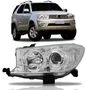 Farol Toyota Hilux SW4 2009 ate 2011 cromado, foco duplo Lado Esquerdo