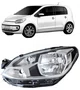 Farol Volkswagen UP Friso Cinza 2017 Até 2021 Lado Esquerdo