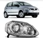 Farol Volkswagen Fox 2008 até 2010 Duplo Cromado Lado Direito