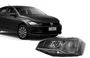 Farol VolksWagen Polo com Friso Cromado para 04 Lampada Lado Esquerdo 2018 ate 2022.