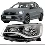Farol Volkswagen Saveiro Robust G9 2023 at 2025 Friso Cinza Lado Esquerdo