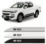 Friso Lateral Personalizado Branco Summit - Chevrolet S10 Cabine Dupla (2012 a 2024+)
