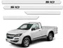 Friso Lateral Personalizado Branco Summit - Chevrolet S10 Cabine Dupla (2012 a 2024+)
