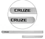 Friso Lateral Personalizado Prata - Chevrolet Cruze (Sedan e Sport6)