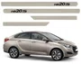 Friso Lateral Personalizado Prata - Hyundai HB20S (Sedan)