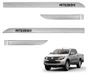 Friso Lateral Personalizado Prata - Linha Mitsubishi