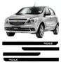 Friso Lateral Personalizado Preto - Chevrolet Agile (2010 a 2014)