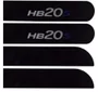 Friso Lateral Personalizado Preto - Hyundai HB20S (Sedan)