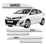 Friso Lateral Personalizado Yaris Branco