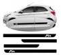 Friso Lateral Preto - Ford Ka 4 Portas (2015 a 2021)