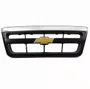 Grade do Radiador Chevrolet S10 2009 a 2011 Preta com Moldura e Friso Cromado