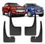 Kit Para-Barro Lameiro de Borracha 4 Pecas Ford Ranger