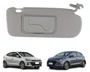 Quebra-Sol Hyundai HB20 - Lado Direito Cinza com Espelho (2012 a 2019)