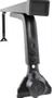 Rack de Teto Universal Longo Curvo  Acabamento Preto